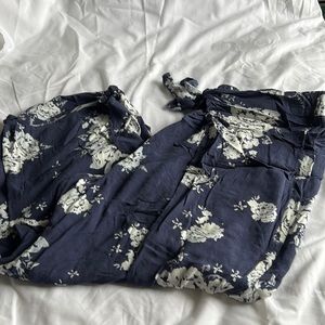 Maurices Floral Faux Wrap Pant | XXL